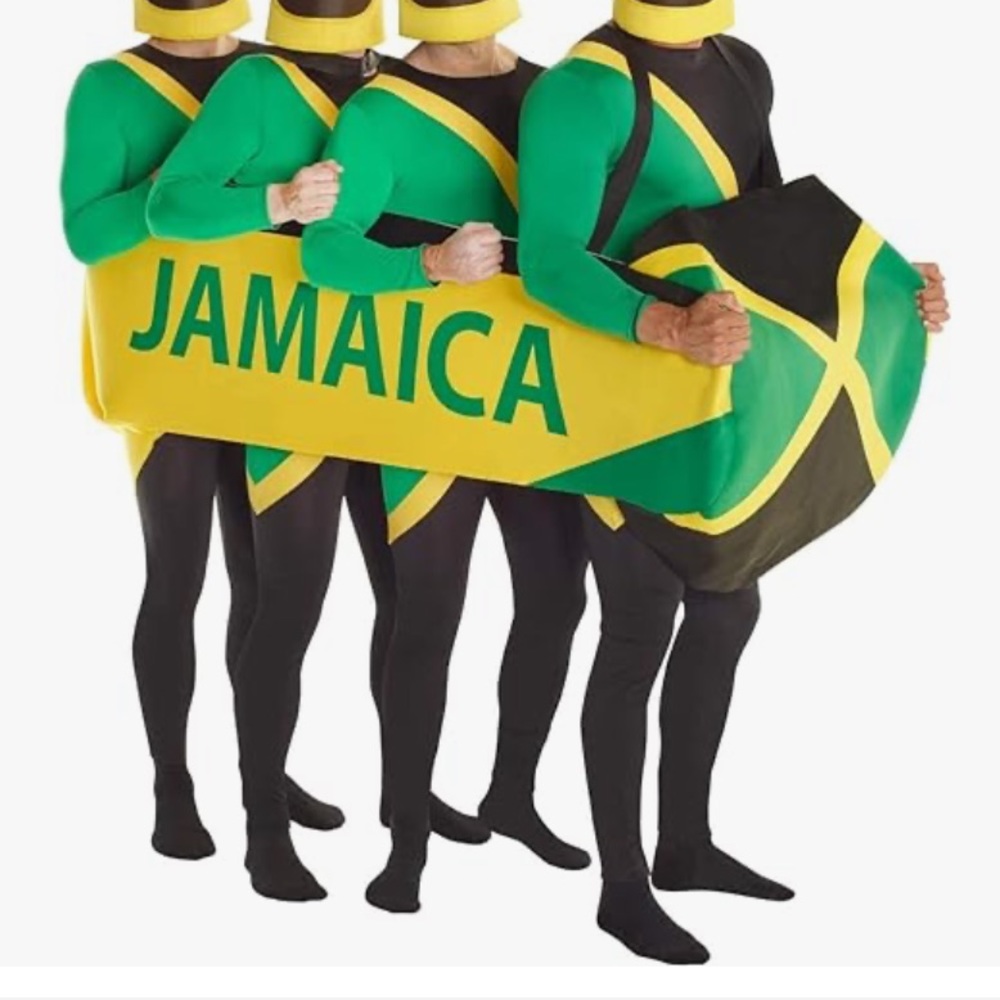 Jamaican bobsled team Halloween costume